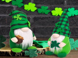 St Patricks Day Gnomes Decorations, 2 Pack Gnomes Plush Lucky Green Shamrock Home Table Decor 92777767