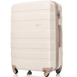 Luggage Sets 4 Piece, ABS Durable Suitcase with Travel Bag, Carry On Luggage Suitcase Set with 360&deg N726P218511R