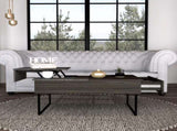 Westover Rectangle Lift Top Coffee Table Carbon Espresso and Onyx B06280167