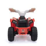 ZUN 6V Kids Electric ATV, Toddler Ride on Car with Trailer, Music, Bluetooth Power Display for Boys W2181P164286