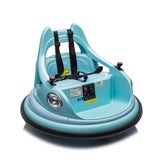 ZUN 12V ride on bumper car for kids,electric car for kids,1.5-5 Years Old,W/Remote Control, LED Lights, W1396132725