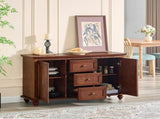 47.3" Mid Century Modern Sideboard Buffet Cabinet with Storage, Wood Storage Cabinet with 2 Doors W1801P454078