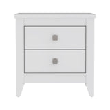 Breeze Four-Legged Modern Bedroom Nightstand, with Two Drawers B128P148672