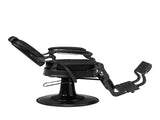 Heavy Duty Vintage Recline Barber Chair Hydraulic with Headrest, Supports up to 550lbs & 30727793