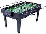 5-in-1 Multi-Game Table - Billiards, Push Hockey, Foosball, Ping Pong, and Basketball black/blue W465P164154