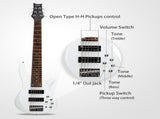 44 Inch GIB 6 String H-H Pickup Laurel Wood Fingerboard Electric Bass Guitar 52936419