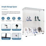 Tempered Glass Display Cabinet,Wine Cabinet,storage Cabinet,File Cabinet,with Bluetooth LED Light W3155P290424