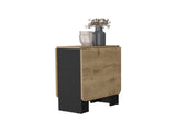 Cole Black and Macadamia Folding Dining Table B062P175105
