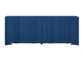 Sophisticated 4-Door Sideboard Adorned with Intricate Linear Accents and Luxurious N711P247438V