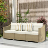 Rattan Three-Seat Sofa 83187052