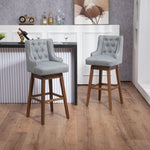 ZUN COOLMORE Bar Stools Set of 2 Counter Height Chairs with Footrest for Kitchen, Dining Room And 360 W395P164047