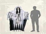 6FT Life Size Hanging Ghost Bride Halloween Decoration, Sound Activated Animated Prop with Glowing 52196442