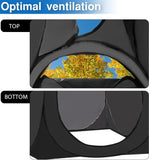 ZUN Portable Pop Up Privacy Tent, Outdoor Camping Bathroom Toilet Shower Tent with Carrying Bag Spacious 06621245