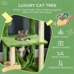 ZUN Wooden Cat House/Cat Trees /Cat Climbing Tower （Prohibited by WalMart） 36782883