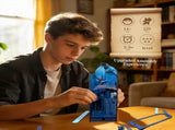 3d wooden puzzle for adults Atlantis book nook with lights model kit dollhouse DIY miniature house 37463396