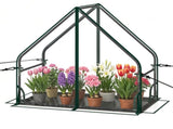 36" x 20" x 34" ortable Mini Greenhouse PE Bottom Mat, Waterproof Clear PVC Plant Grow Tent 05543549