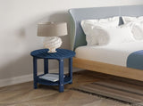 2-Tier Side Table, HDPE Adirondack Table Patio Side Table, Weather Resistant End Table Small 29060460