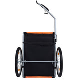 Large Folding Bike Trailer for Dogs 66LB Capacity All-Terrain Pet Carrier, Durable Steel Frame for W1364P331917