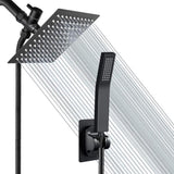 Shower Head, 8'' Shower Head hose High Pressure Shower Heads Anti-leak Rainfall Shower Head 41125283