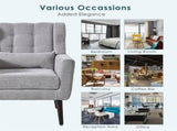 Modern Accent Chair,Chenille Arm Chairs for Living Room,Upholstered Mordern Armchair,Comfy Soft W1028P162720