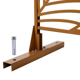 Outdoor & Indoor Privacy Metal Privacy 76" H48" W, Freestanding Decorative Privacy W465P193237