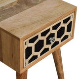 Artisan Furniture Solid Wood Mini Bone Inlay Bedside B182P202487
