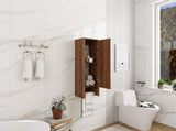 12 Inch Small Wall Mounted Side Cabinet, Soft Closing Door, Suitable For Small Bathroom, Study, W1972P457984