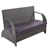 U_STYLE Versatile outdoor loveseat that converts to four seats and a table, suitable for gardens and WF321803AAE