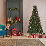 7.5ft Automatic Structure PVC Material 600 Lights Warm Color 8 Modes 1200 Branches Christmas 92326934