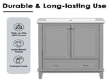 30" Bathroom Vanity without Sink, Base Only, Multi-functional Bathroom Cabinet with Doors and WF306250AAE