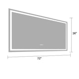 (Same as W134070942/L4004) 72"36" LED Light Bathroom,anti-Fog & Dimming Led Bathroom Vanity W1340P189822