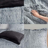 Twin/Twin XL Shaggy Long Fur Comforter Mini Set B035129365