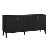 U_Style Storage Cabinet Sideboard Wooden Cabinet with 4 Doors for Hallway, Entryway, Living Room, WF317431AAB