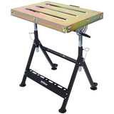 Welding Table 30"x20", 400lbs Load Capacity Steel Welding Workbench Table on Wheels, Folding Work 97101783