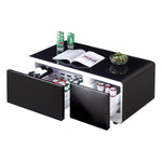 ZUN Smart Table Fridge, Multifunctional Coffee Table with Cooler and Frozen W1241122697