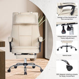 Office Chair, Big and Tall Executive Office Chair with Footrest & Removable Headrest, High Back W2367P257163