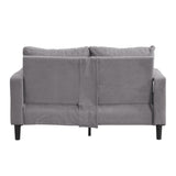 57 " High Resilience Loveseat Sofa, Wooden Frame 2 Seat Sofa, Comfy , Small Space Saving Modern W2297P264496