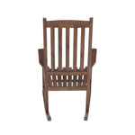 ZUN Outdoor Acacia Wood Rocking Chair Brown, Rustic Traditional Patio Rocker Chair 1 PC Single Pack W2640P207936