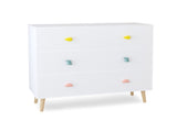 Kids 3 Drawer Dresser, Baby Nightstand for Bedroom, Storage Cabinet for Toddler Child for Living 81589726