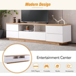 ZUN Modern TV stand for TVs up to 80'' , Media Console with Multi-Functional Storage, Entertainment WF313575AAK