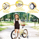 Multiple Colors,Girls Bike for 4-7Years Old Kids,16 inch wheel , Training Wheels Included W1019P179146