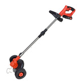 Portable Red Electric Grass Trimmer for Easy Lawn Maintenance -24V Power Weed 95712837
