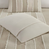 Full/Queen 3 Piece Striped Cotton Duvet Cover Set B035P217803