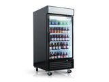 ORIKOOL Glass Door Merchandiser Refrigerator 19.3 Cu.ft Swing Door Commercial Display Refrigerators W2095126136