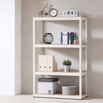 ZUN Storage Rack Shelving Unit Storage Shelf Steel Garage Utility Rack 4-Shelf Adjustable Shelves Heavy 03812757