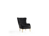 Modern Style Chair in Black B009139101
