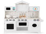 Kitchen Toy Wooden Kids Kitchen with Washing Machine 86713732