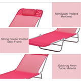 ZUN Folding Lounge Chairs / beach chair （Prohibited by WalMart） 16363256