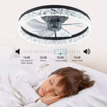 ZUN Ceiling Fan with Lights Dimmable LED W1340103787