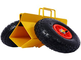 Heavy Duty Panel Dolly Slab Dolly with Handle & 2 10" Peneumatic Tires Wheels 600LBS Load Capacity 95197976